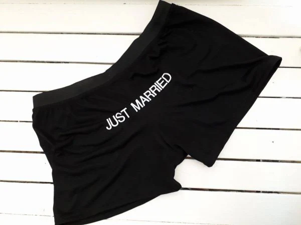 Just Married Boxers